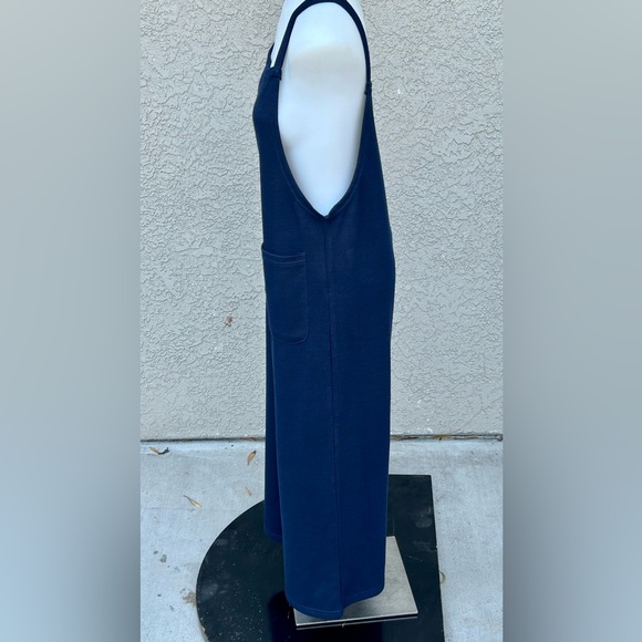 Mod Ref Navy Knit Jumpsuit Wide Leg Crop sz PS   = SO CUTE! - Picture 7 of 7